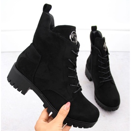 M. DASZYŃSKI Semišové kozačky na vysokém podpatku a platformě, zateplené černé M.Daszyński MR1813-38 černá 1 M. DASZYŃSKI Semišové kozačky na vysokém podpatku a platformě, zateplené černé M.Daszyński MR1813-38 černá 1