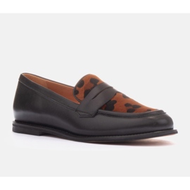 Marco Shoes Mokasíny Lorenzo Pony černý 1