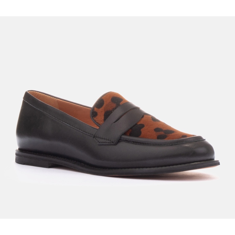 Marco Shoes Mokasíny Lorenzo Pony černý 1