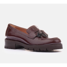 Marco Shoes Mokasíny Fabienne červený 1