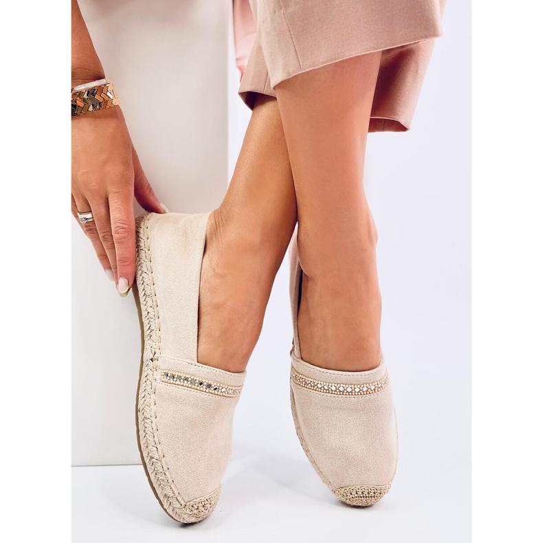 Dámské espadrilky Etance Beige béžový 1
