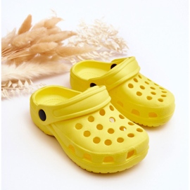 Dětské pěnové skluzavky Crocs Yellow Percy žluť 2