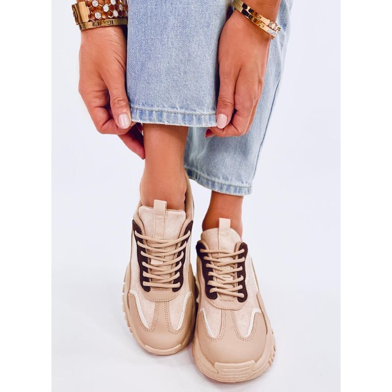 Dámské tenisky Lammes Khaki béžový 1