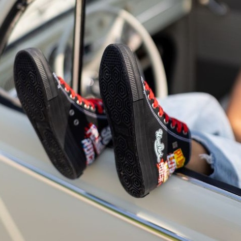 Dámské tenisky - 30. Pol 'and'Rock x Big Star OO274A701 - Předobjednávka černá 1