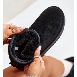 Dámské semišové kotníkové sněhule na platformě černá Rianaella 2 Dámské semišové kotníkové sněhule na platformě černá Rianaella 2