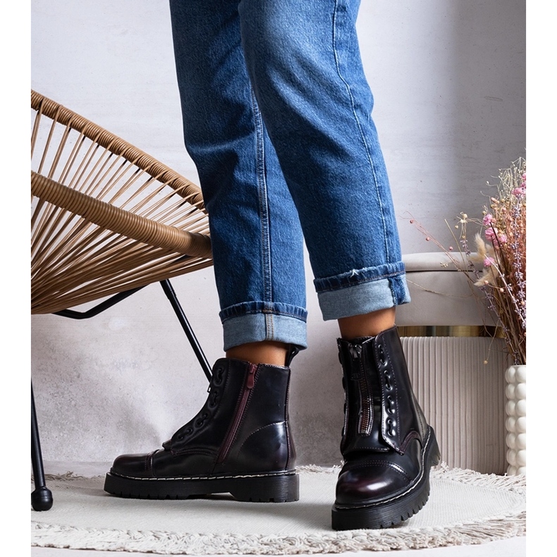 Černé zateplené turistické boty od Royer černá 1