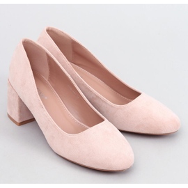 Pohodlné lodičky na podpatku Fredette Beige béžový 1