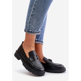 Dámské kožené mokasíny Vinceza 62187 Black černý 1