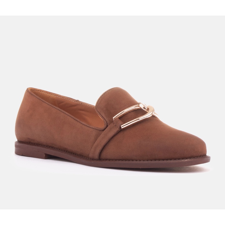 Marco Shoes Pantofle Girona hnědý 1