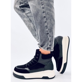 Vysoké tenisky Riess Black černý 2