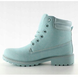 Dřevěné bloky jednobarevné modré BL83 modré modrý 1