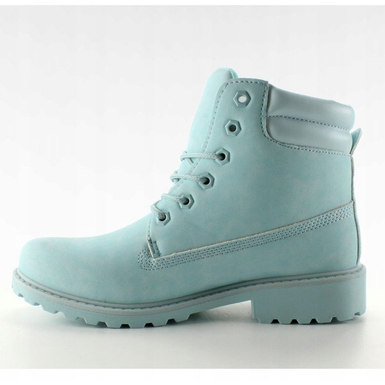 Dřevěné bloky jednobarevné modré BL83 modré modrý 1