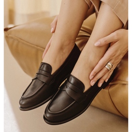 Marco Shoes Kožené mokasíny 2231P-001-1 černá 1