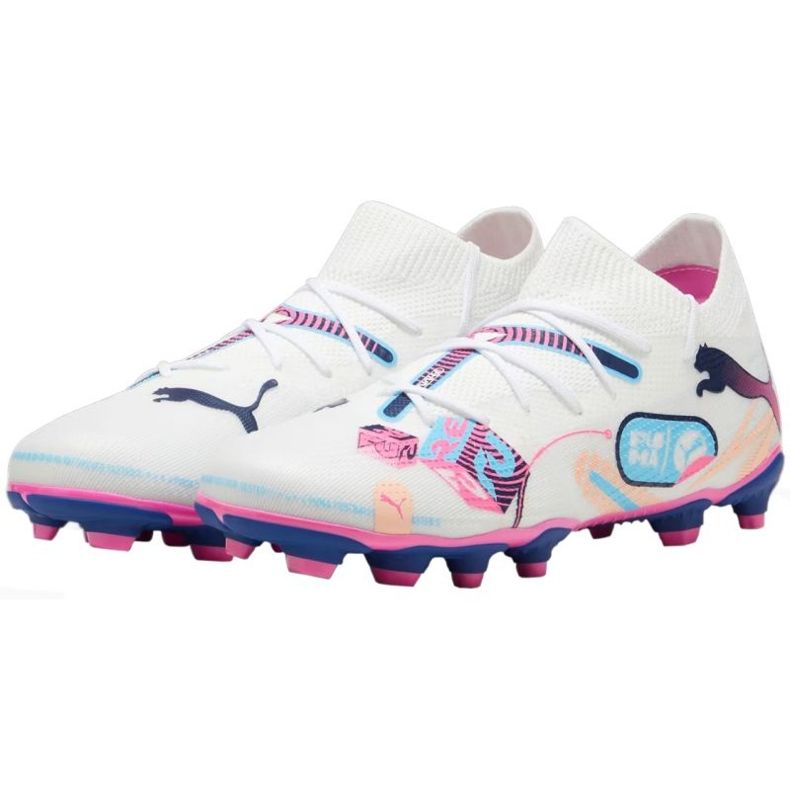 Kopačky Puma Future 7 Match Vol. Up FG/AG 108076 01 bílý 2