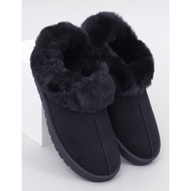 Krátké emu kalhoty zdobené kožešinou Fraley Black černá 1