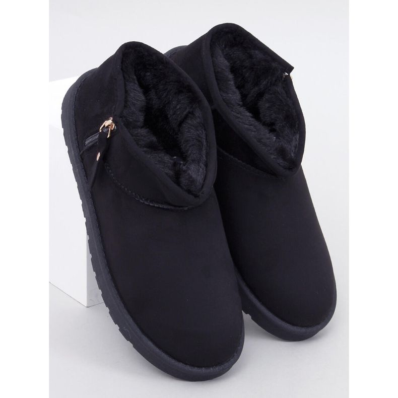 Kalhoty Frankis Black s krátkým zipem černá 1