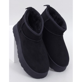 Krátké boty na platformě Rodmans Black černá 1