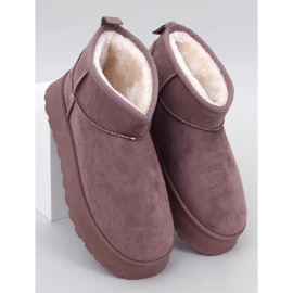 Krátké boty na platformě Rodmans Khaki béžový 1