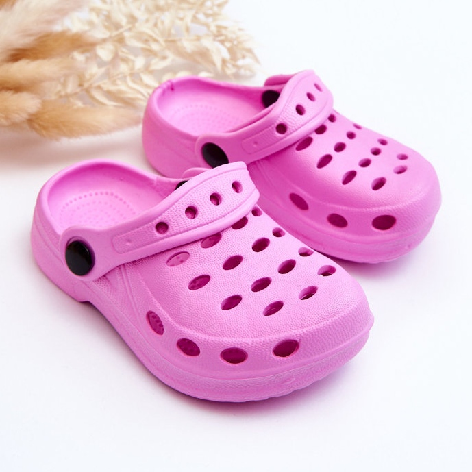 WJ1 Růžové pěnové skluzavky Lucas pro děti růžový 2