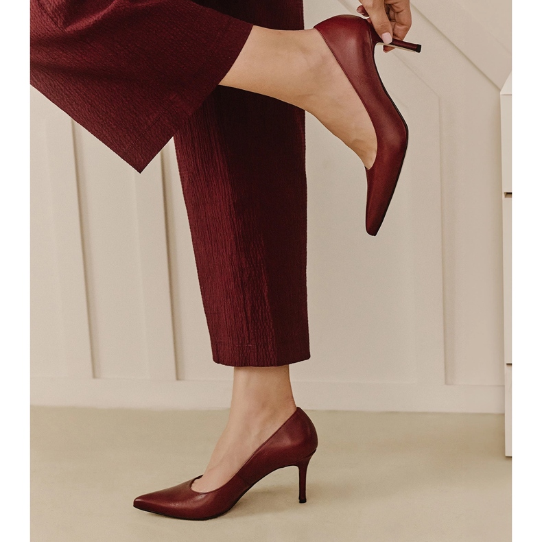 Marco Shoes Eleve vysoké podpatky červené 1