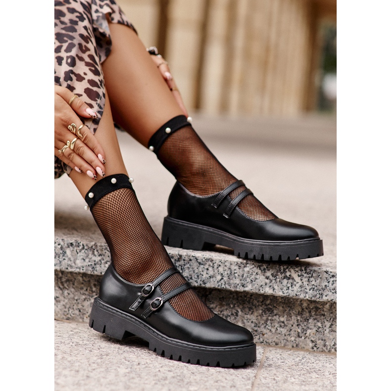 Dámské páskové boty černá Rialuna 1