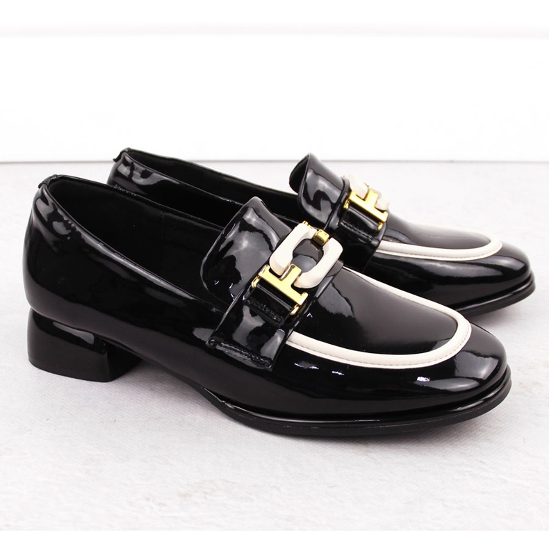 Dámské kožené boty lords, černé Artiker 55C0104 černá 2