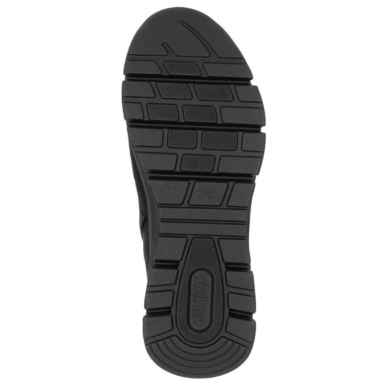 Voděodolné dámské zateplené kozačky, černé Rieker 48034-00 černá 1