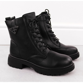 Dámské černé traperské boty T.Sokolski Z23-132 černá 2