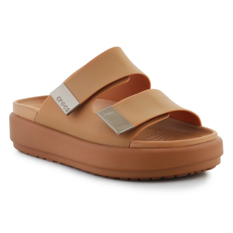 Crocs Brooklyn Luxe Sandal 209586-2U3 žabky hnědý 1