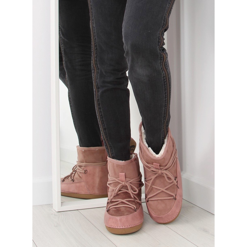 Měsíčně růžové sněhule HW9500 růžové růžový 2 Měsíčně růžové sněhule HW9500 růžové růžový 2