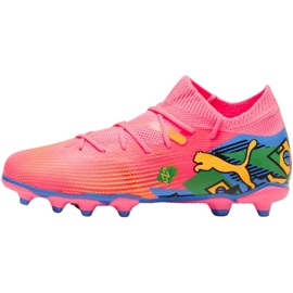 Kopačky Puma Future 7 Match Njr FG/AG 107841 01 růžový 1 Kopačky Puma Future 7 Match Njr FG/AG 107841 01 růžový 1