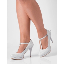 BUTDAM Mariola Pohodlné svatební boty na platformě se stříbrnými ramínky 1 BUTDAM Mariola Pohodlné svatební boty na platformě se stříbrnými ramínky 1