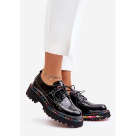 Šněrovací dámská obuv Artiker 55C0497 Černá 1