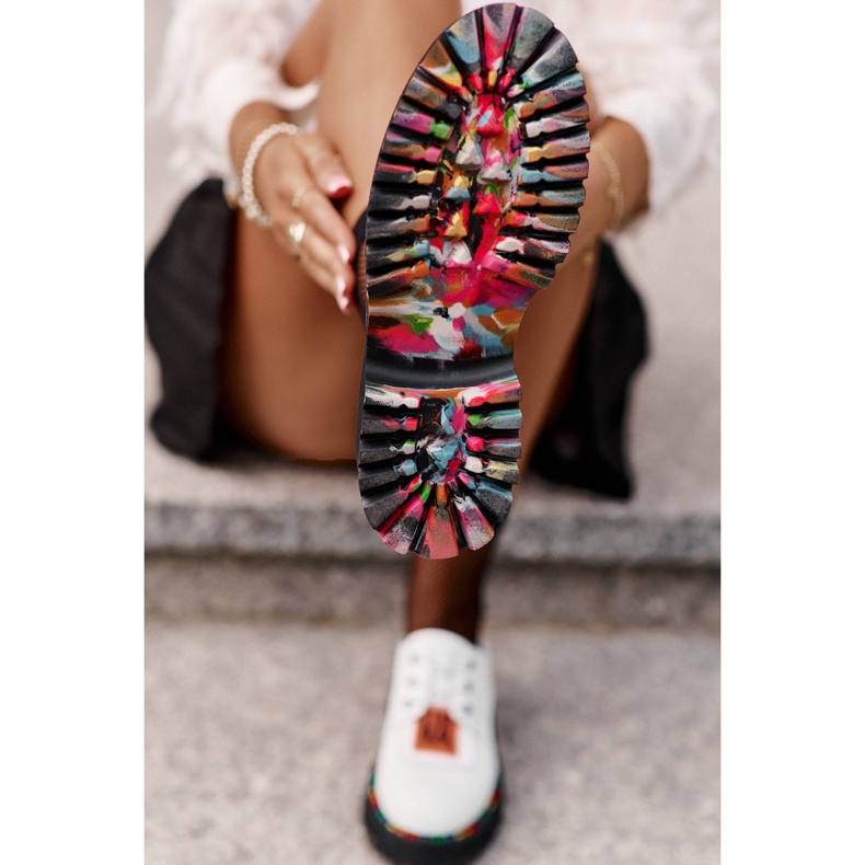 Dámské kožené šněrovací boty Artiker 55C0500 bílá bílý 2 Dámské kožené šněrovací boty Artiker 55C0500 bílá bílý 2