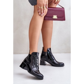 Zazoo 60504 Patentované kotníkové boty, zateplené, černé černá 2