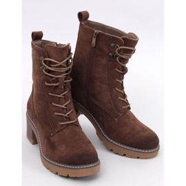 Reed Green pohodlné kotníkové boty na vysokém podpatku zelená 1