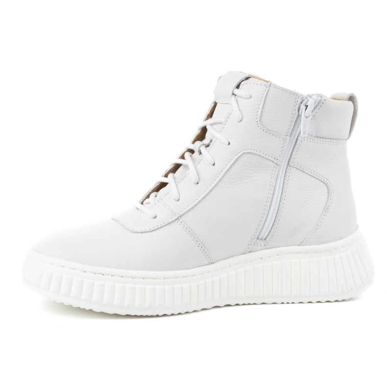 WASAK Dámské zimní kožené boty 0725W bílé bílý 1