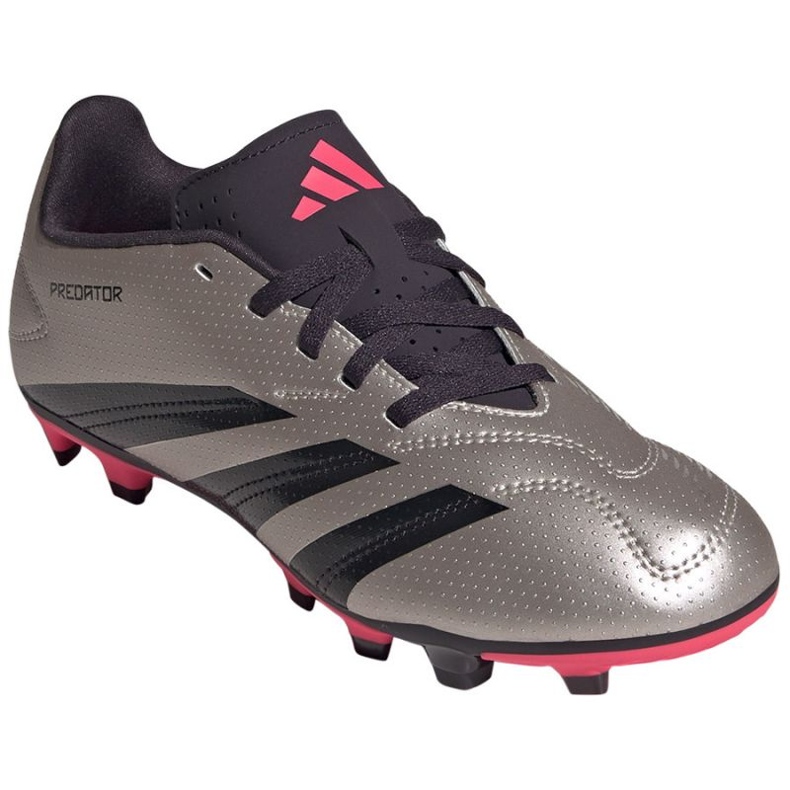 Kopačky Adidas Predator Club FxG IF6423 stříbrný 1