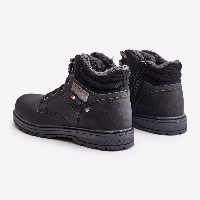 Pánské zateplené trapery McBraun černé černý 2