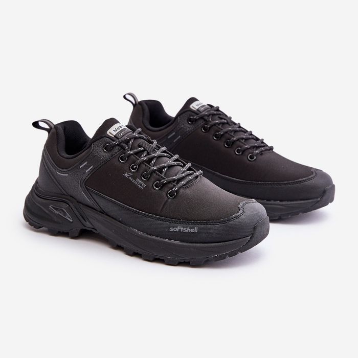 Lehké pánské trekingové sportovní boty McBraun Black černá 1