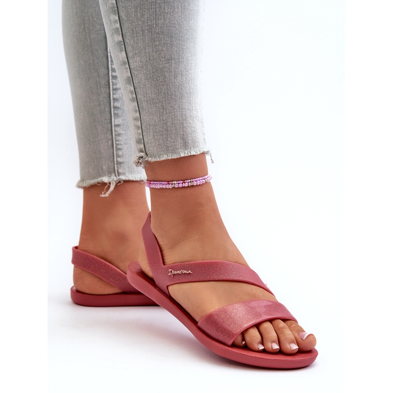 Dámské sandály s třpytkami 82429 Ipanema Vibe Sandal Fem Pink růžový 1 Dámské sandály s třpytkami 82429 Ipanema Vibe Sandal Fem Pink růžový 1