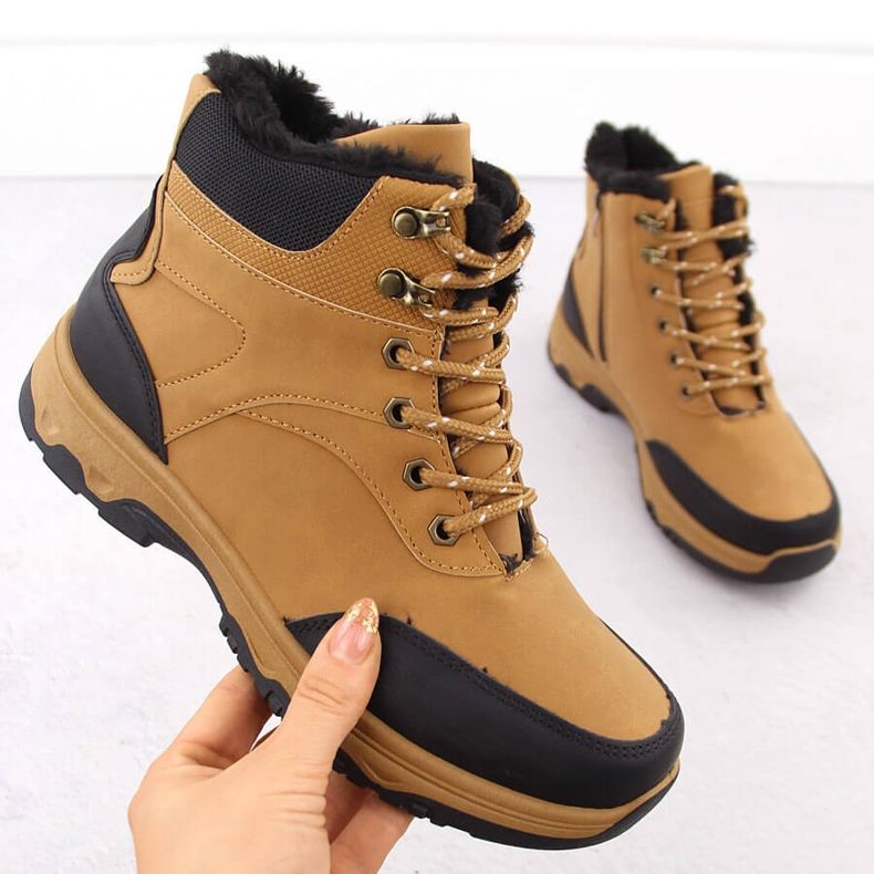 Zateplené trekové boty Camel Vanhorn 16318 hnědý 1