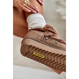 Nízká platforma sněhule s kožíškem D.Franklin DFSH370011 Hnědá hnědý 2 Nízká platforma sněhule s kožíškem D.Franklin DFSH370011 Hnědá hnědý 2