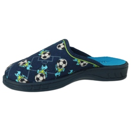 Befado Colorful Boys Stippers 707x421 Navy Blue modrý 1