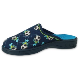 Befado Colorful Boys Stippers 707x421 Navy Blue modrý 2