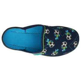 Befado Colorful Boys Stippers 707x421 Navy Blue modrý 4