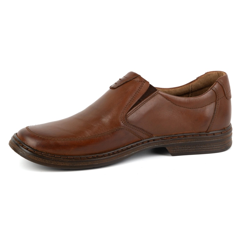 KOMODO Pánské boty z přírodní kůže slip-on 854K hnědé hnědý 1 KOMODO Pánské boty z přírodní kůže slip-on 854K hnědé hnědý 1