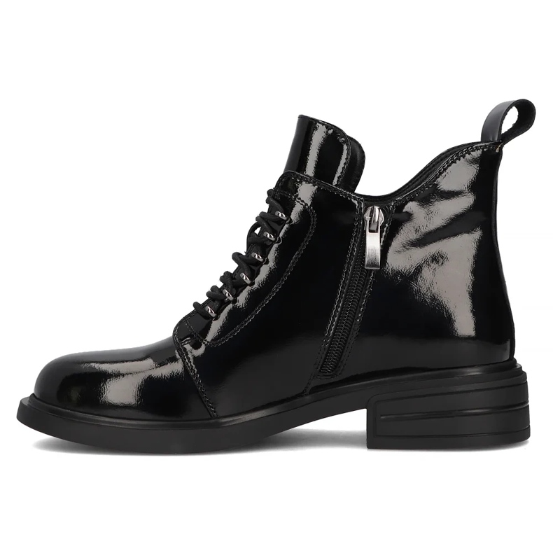 Kožené boty Filippo DBT6318/24 Bk, černé černá 1