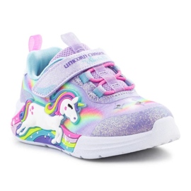 Skechers S-Lights Dívčí boty Unicorn Chaser 302298N-LVMT fialová 1