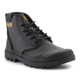 Boty Palladium Pampa Hi Coated U 74375-008-M Černé černý 1